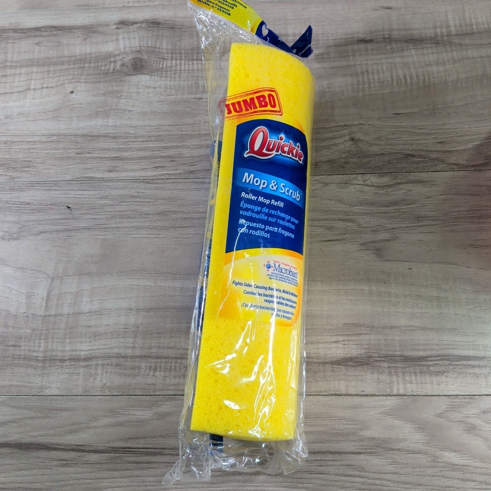 Quickie Jumbo Mop & Scrub Roller Mop Refill Type P Fits Quickie Mop 055/055B New